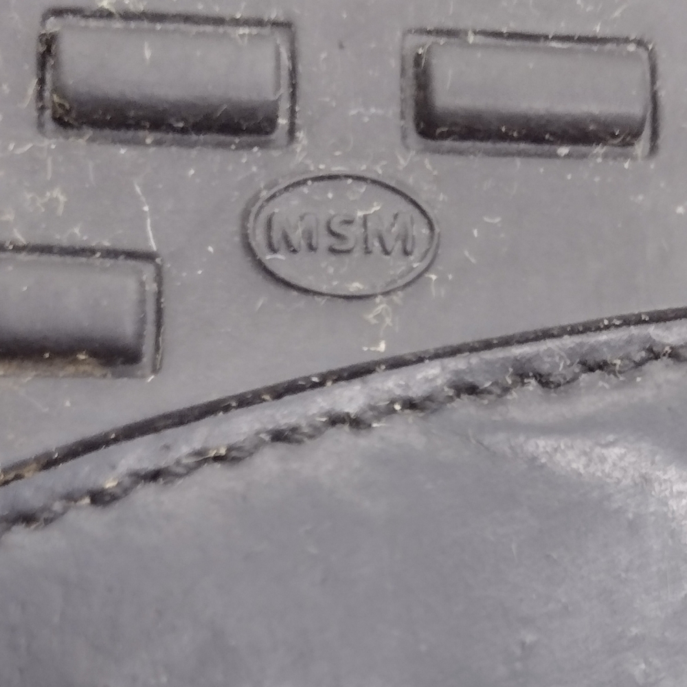 Peter Huber Leather Loafer Mens 10.5 Black Causal Comfy Retro 90s Y2K - Picture 11 of 12